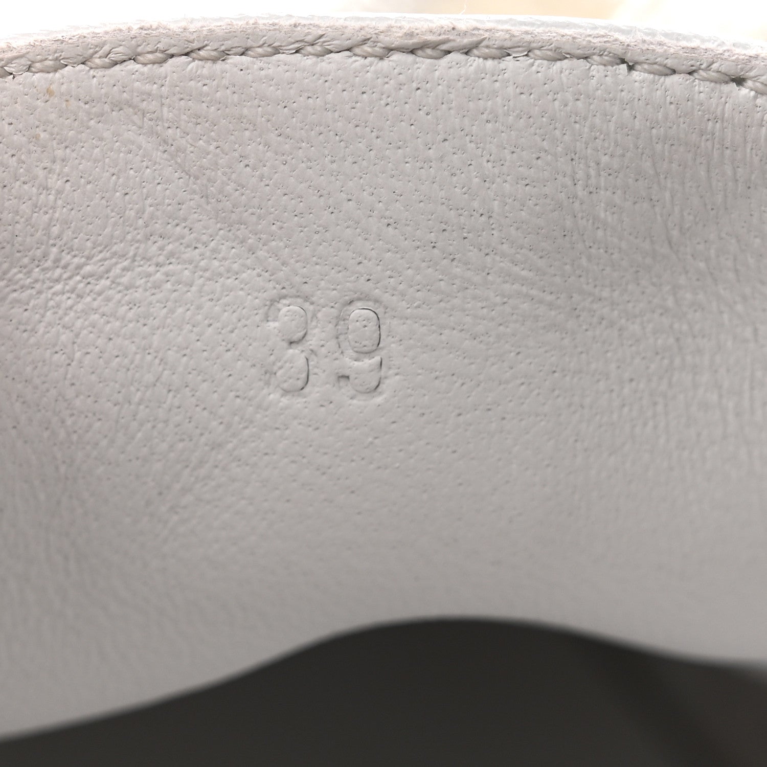 Hermes Calfskin Womens Get Sneakers 39 White 9 of 10