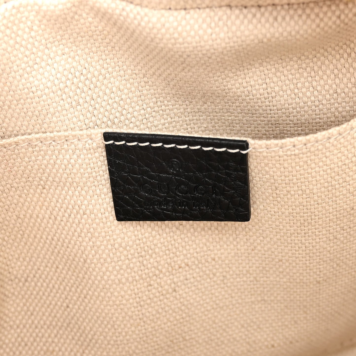 Pebbled Calfskin Small Soho Disco Bag Black