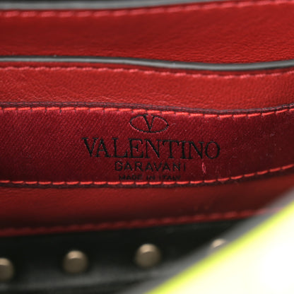 Valentino Garavani Calfskin Micro Rockstud Spike Shoulder Bag Lime 6 of 15