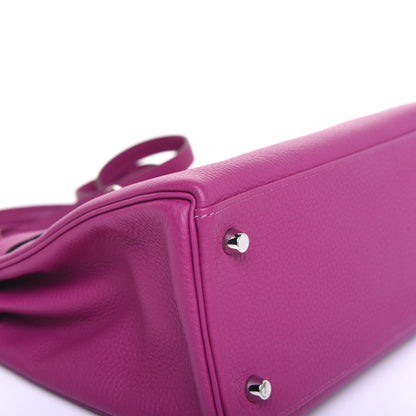 Hermes Togo Kelly Retourne 28 Rose Pourpre 8 of 42