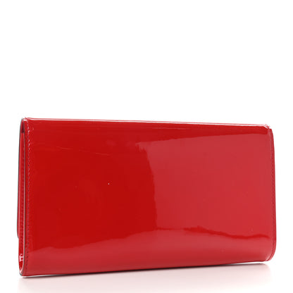 Louis Vuitton Patent Louise Clutch Cherry 3 of 9