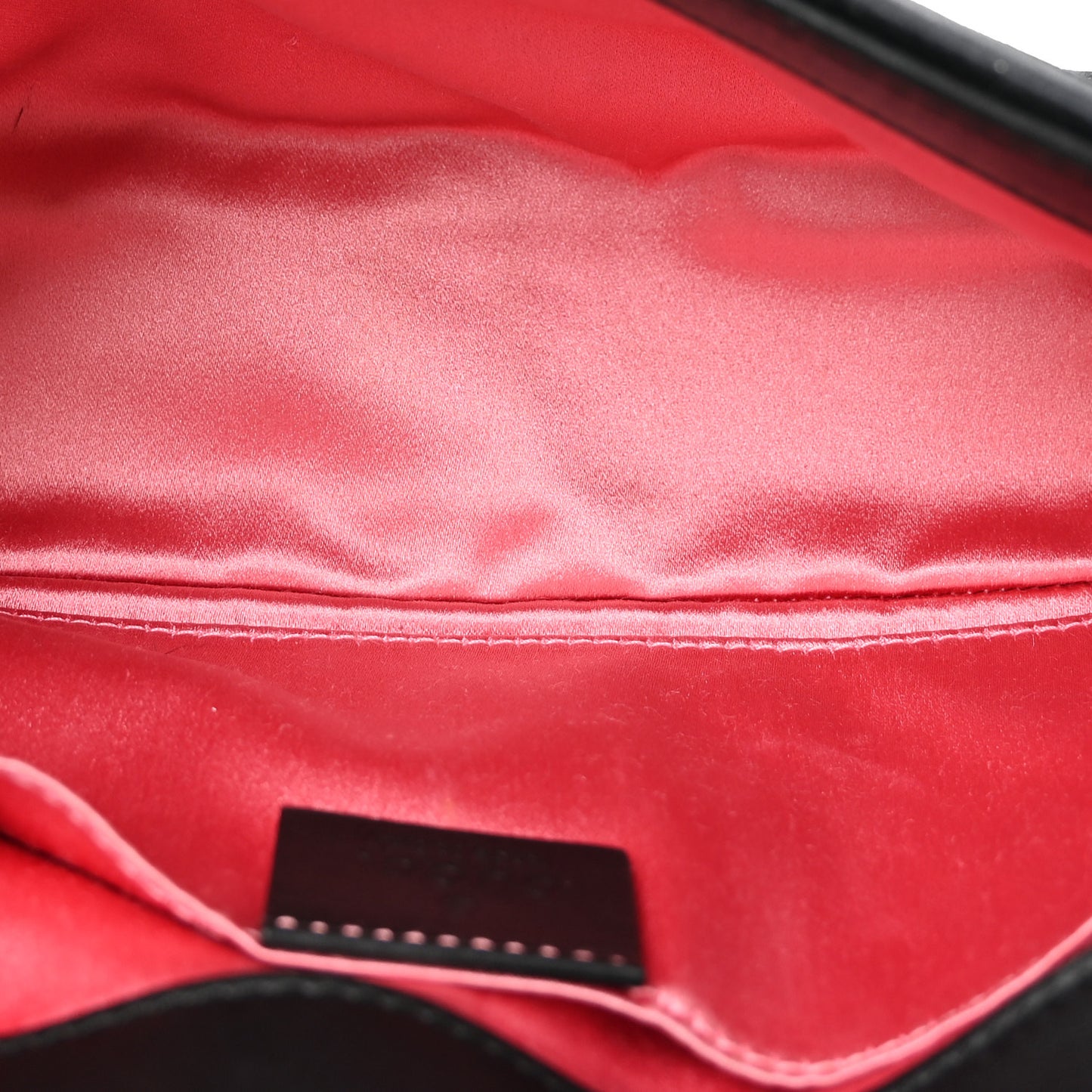 Velvet Matelasse Mini GG Marmont Shoulder Bag Black