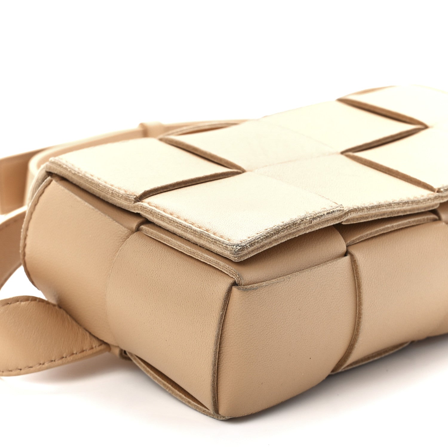 Bottega Veneta Nappa Maxi Intreccio The Belt Cassette Bag Almond 11 of 12