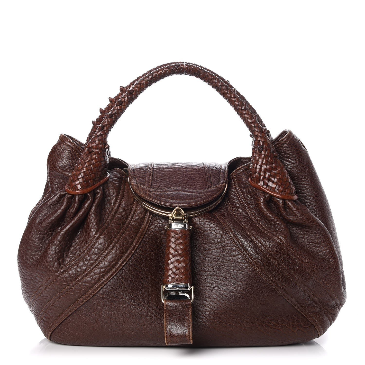 Fendi Nappa Nuvolata Spy Cognac 1 of 7
