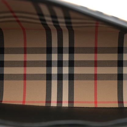Burberry Grainy Calfskin Vintage Check Note Crossbody Bag Black 5 of 11