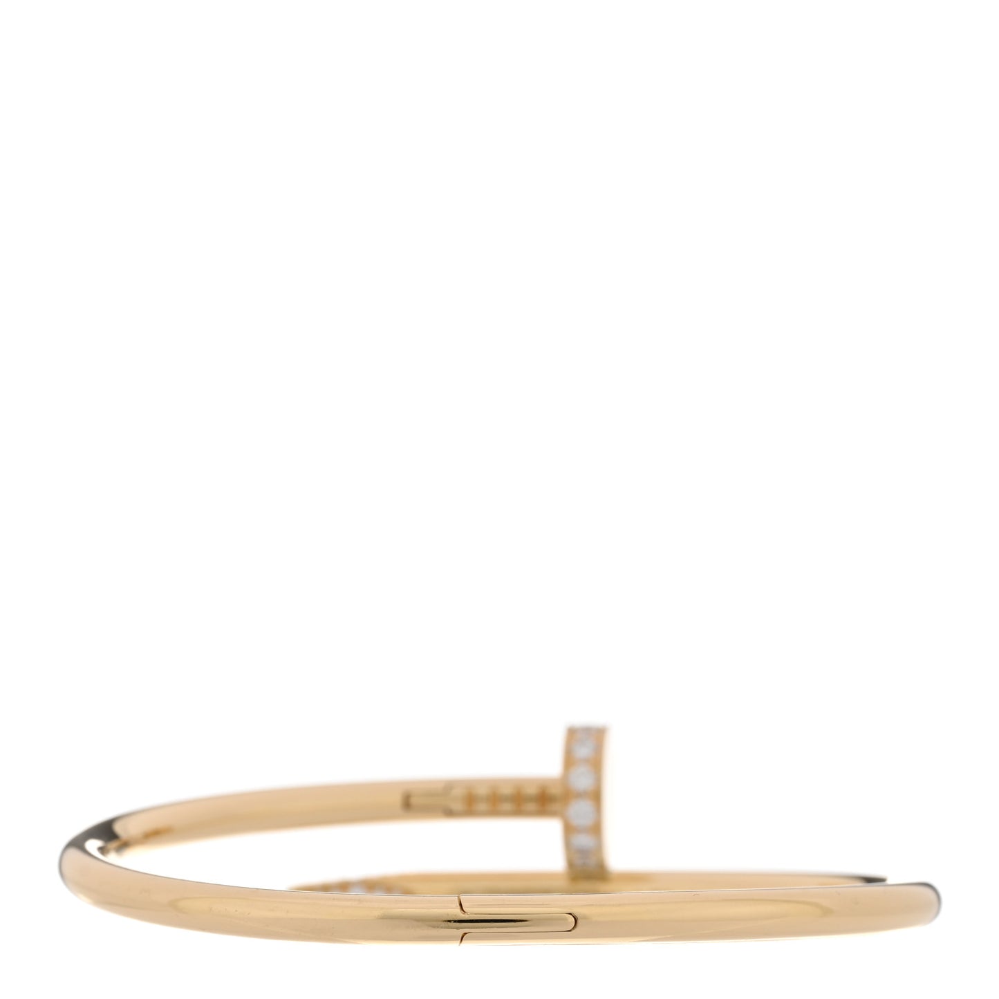 18K Yellow Gold Diamond Juste Un Clou Bracelet 16