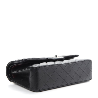 Chanel Lambskin Quilted Medium Double Flap Black 3 of 8