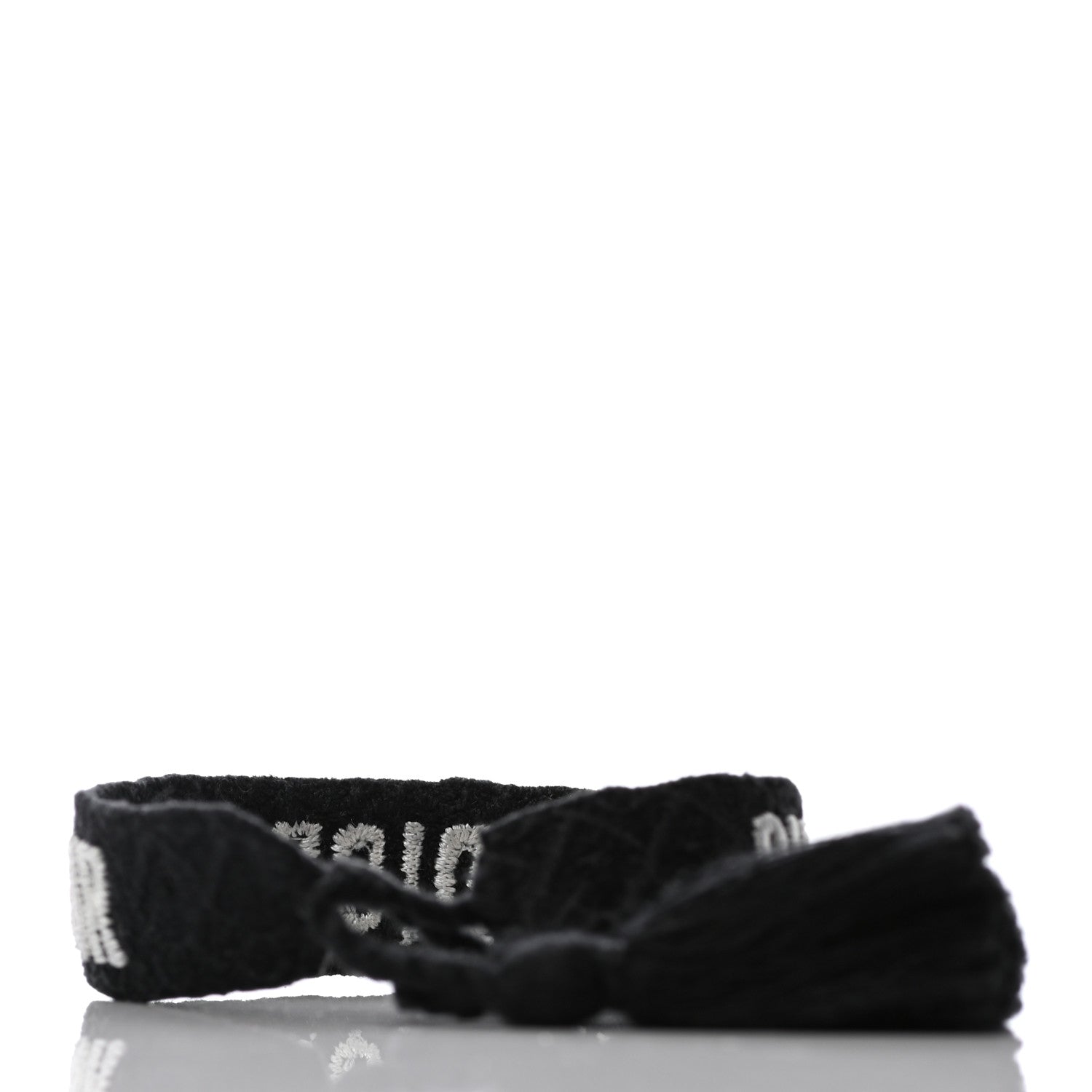 Christian Dior Woven Cotton J'Adior Friendship Bracelet Set Black 3 of 6