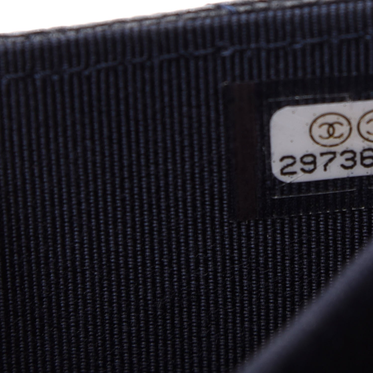 Chanel Caviar Quilted Flap Card Holder Wallet Navy Blue 8 of 9