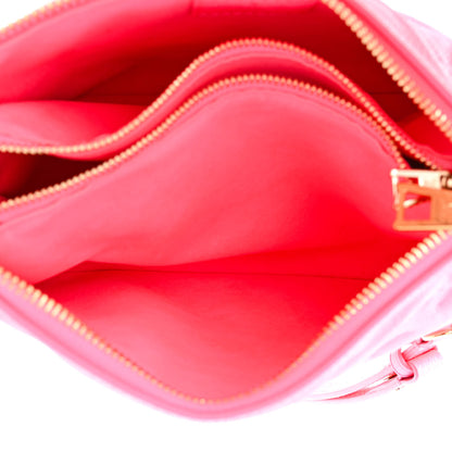 Louis Vuitton Calfskin Embossed Monogram Coussin BB Rose Fluo 7 of 11