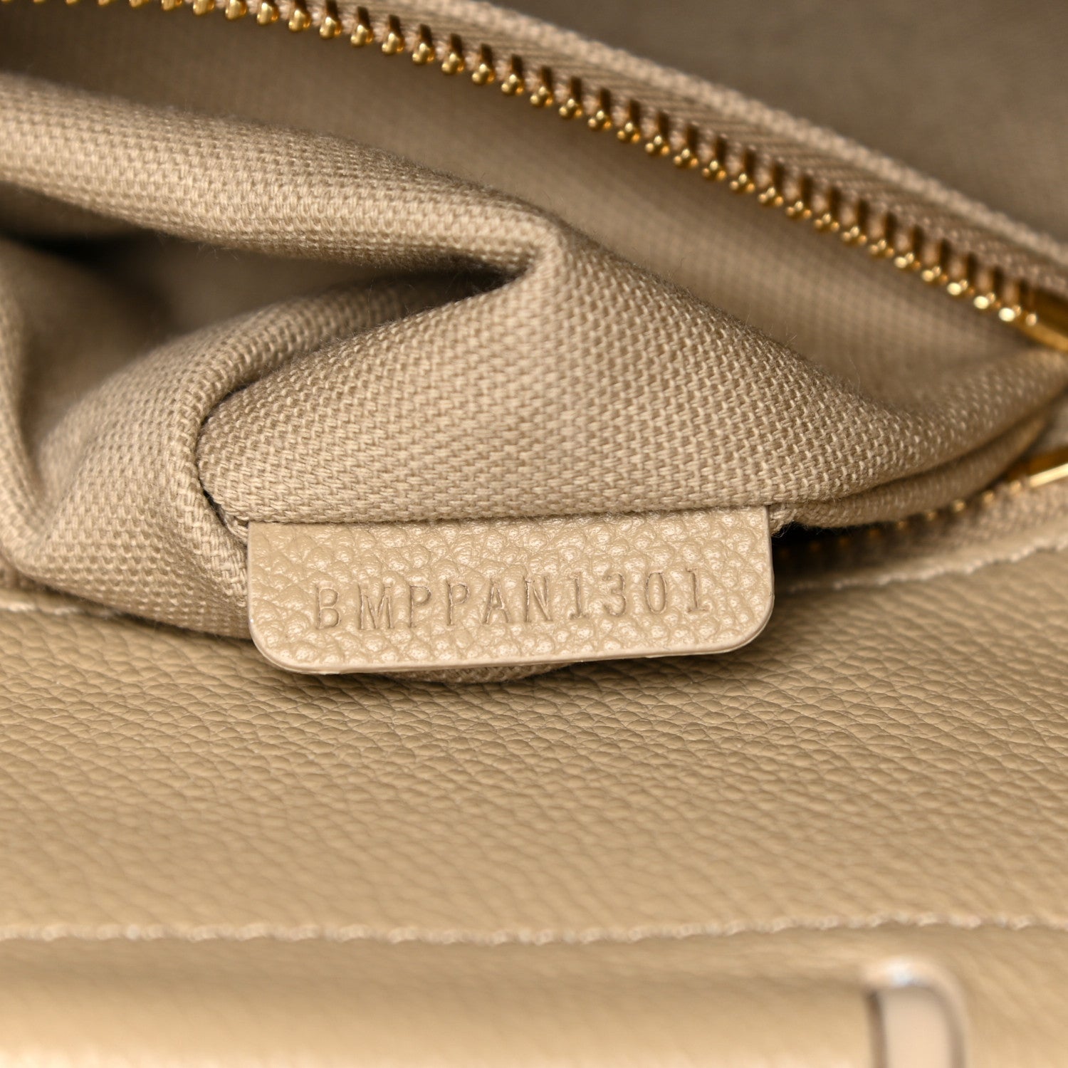 Burberry Grainy Calfskin Title Bag Light Beige 7 of 16