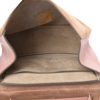 Chloe Suede Smooth Calfskin Drew Shoulder Bag Misty Rose 5 of 12
