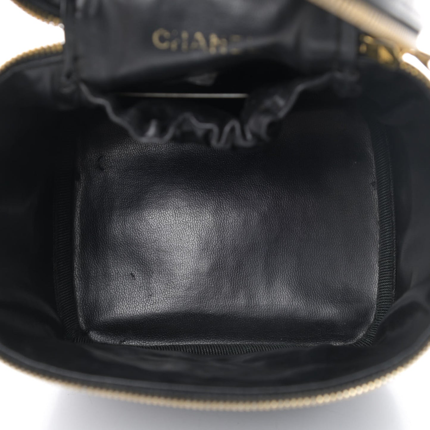 Patent Vanity Cosmetic Case Black