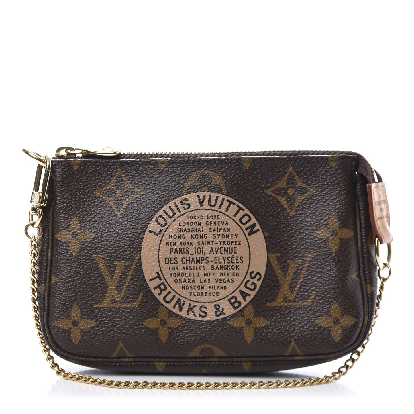 Monogram Complice Trunks and Bags Mini Pochette Accessories Beige