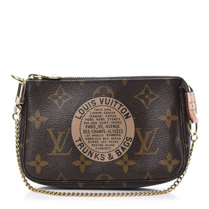 Louis Vuitton Monogram Complice Trunks and Bags Mini Pochette Accessories Beige 1 of 11