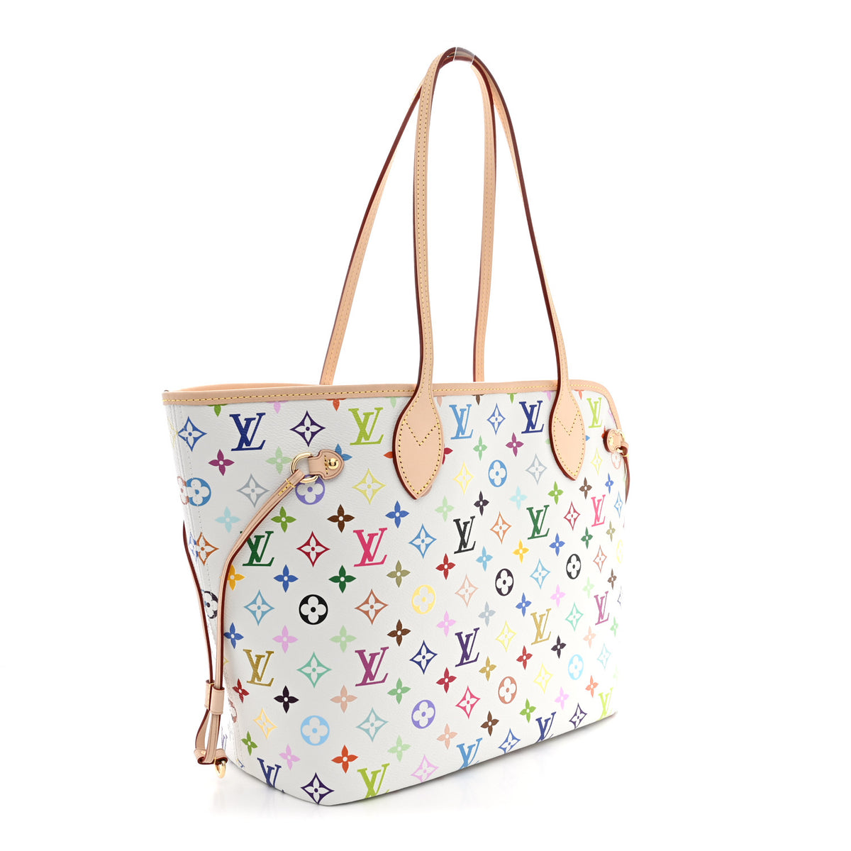 LV x TM Monogram Multicolor Neverwoof MM White