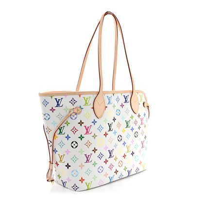 Louis Vuitton LV x TM Monogram Multicolor Neverwoof MM White 3 of 10