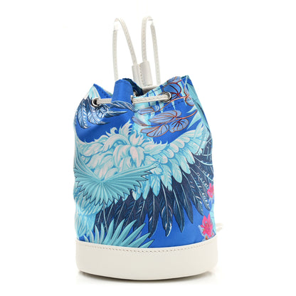 Hermes Silk Swift Flamingo Party Small Soie Cool Mykonos White 1 of 10