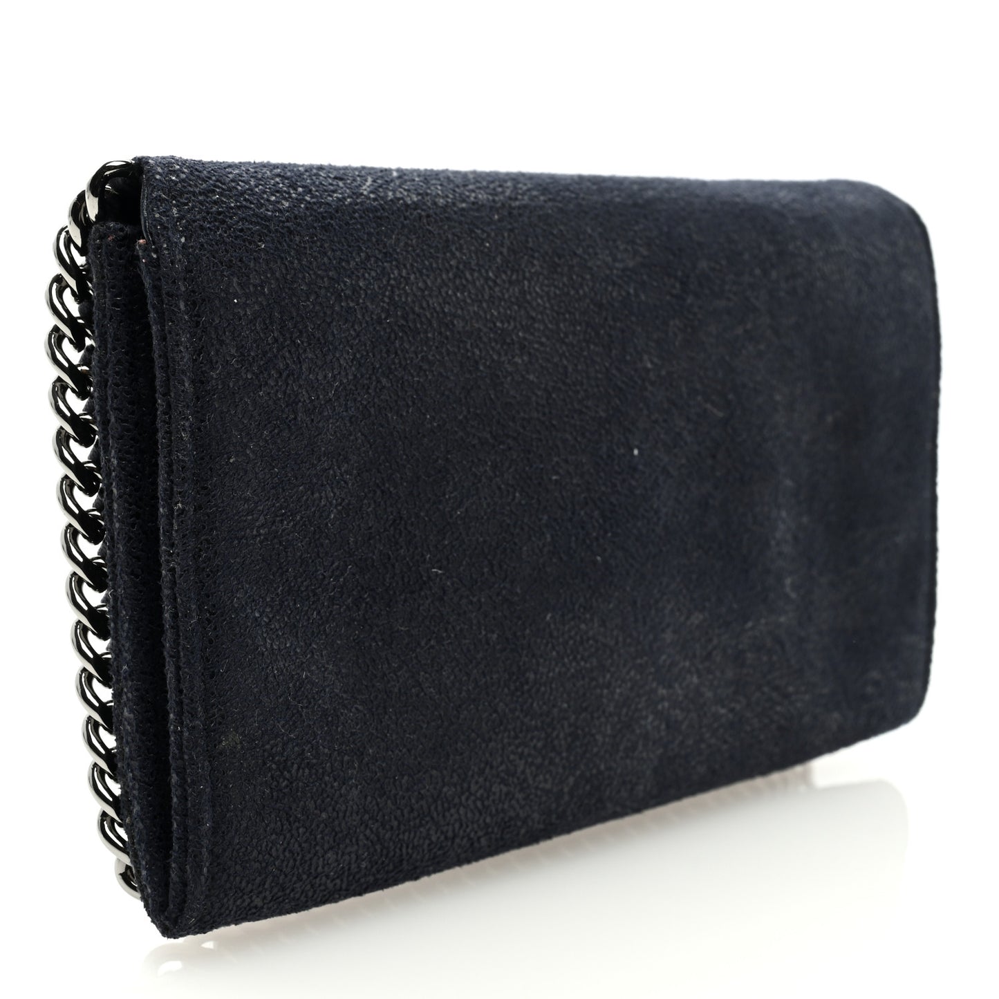 Shaggy Deer Falabella Flap Wallet Navy