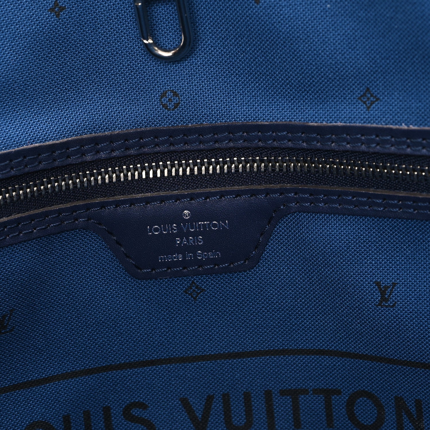 Louis Vuitton Monogram Escale Neverfull MM Blue 7 of 13