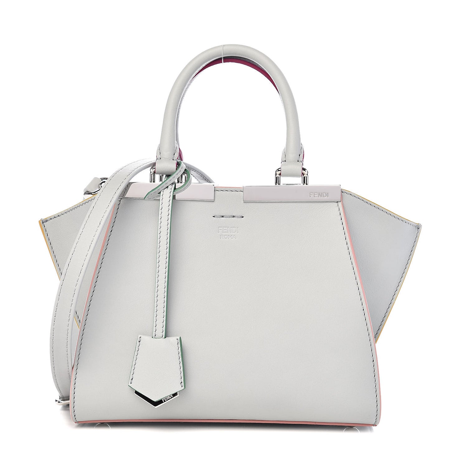 Vitello Dolce Mini 3jours Tote Grigio Perla