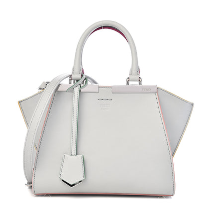 Fendi Vitello Dolce Mini 3jours Tote Grigio Perla 1 of 12