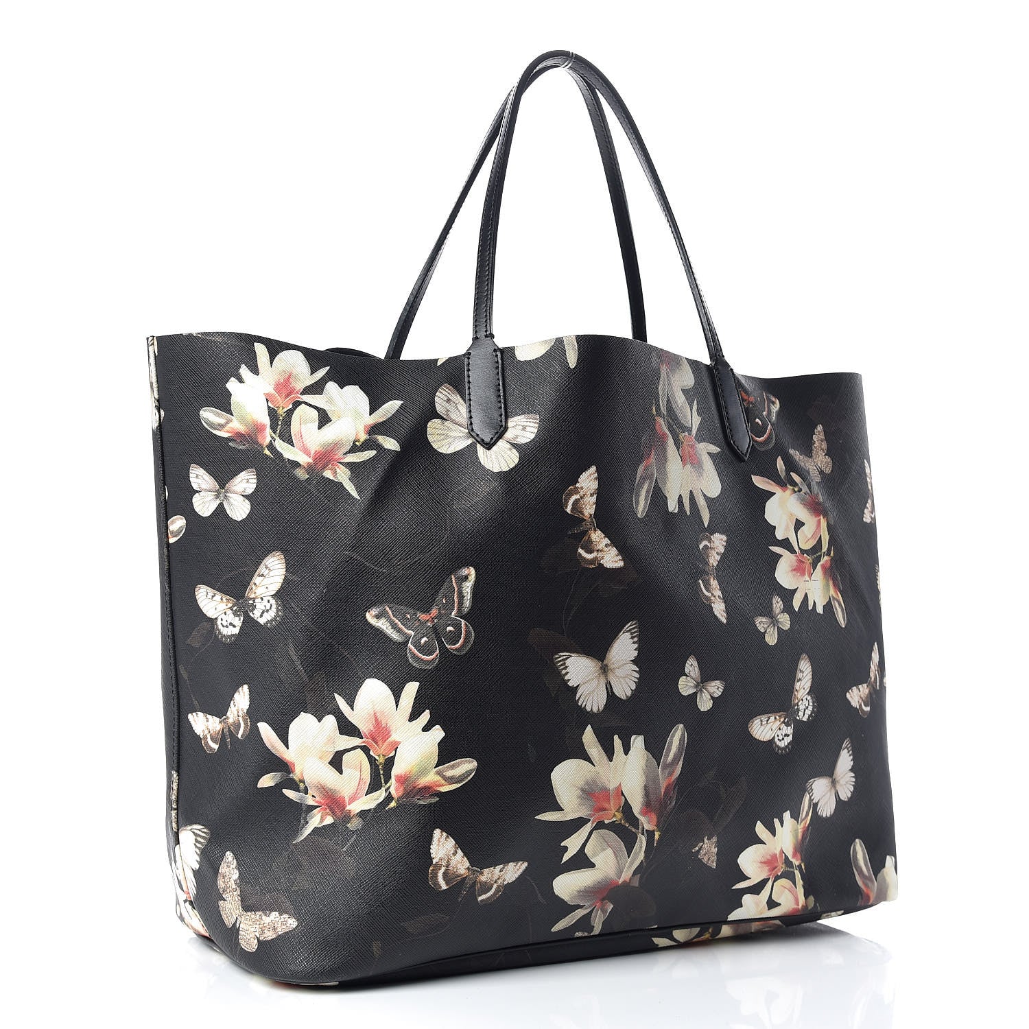 Givenchy Textured Coated Canvas Magnolia and Moth Print Large Antigona Tote 4 of 11