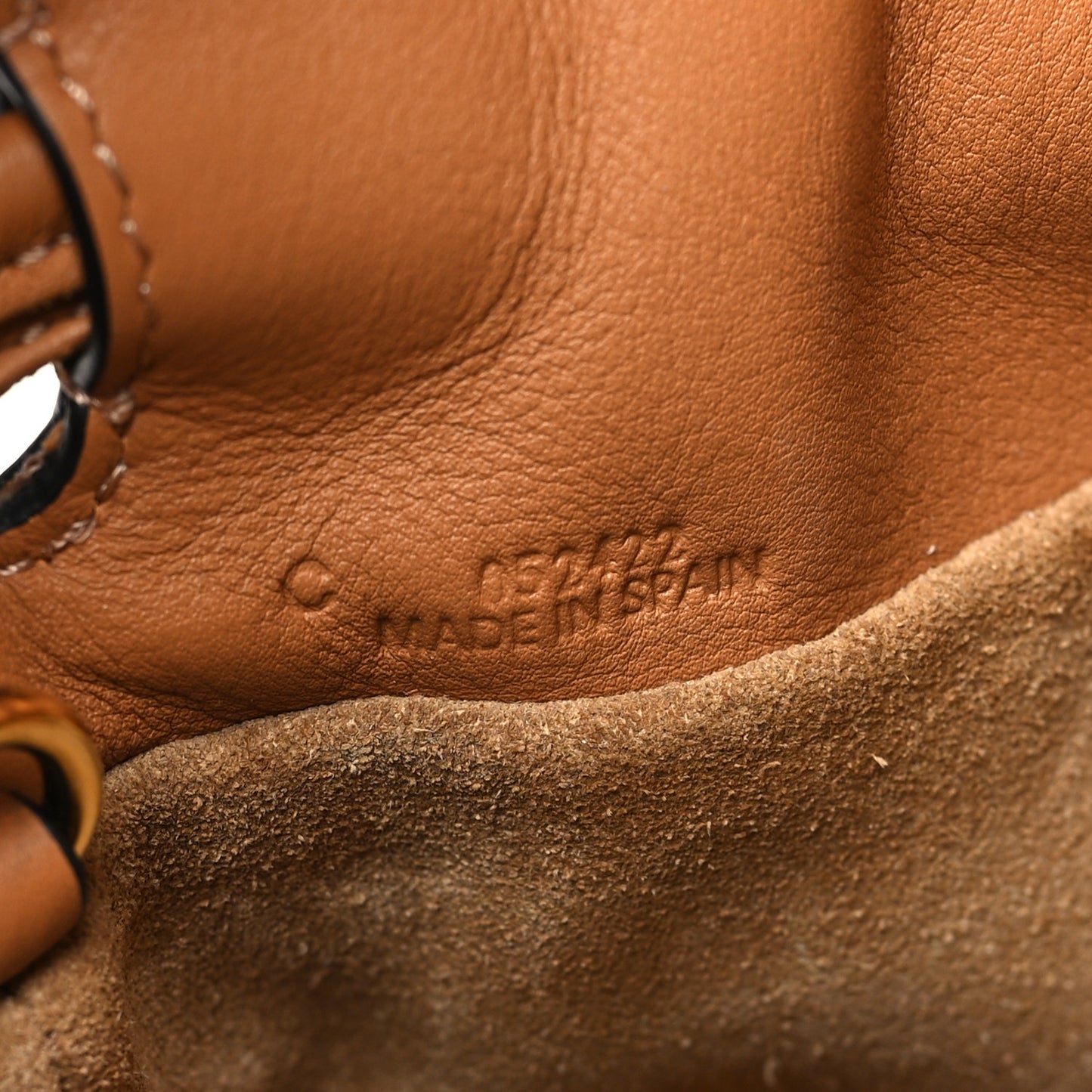 Calfskin Mini Flamenco Knot Clutch Warm Desert