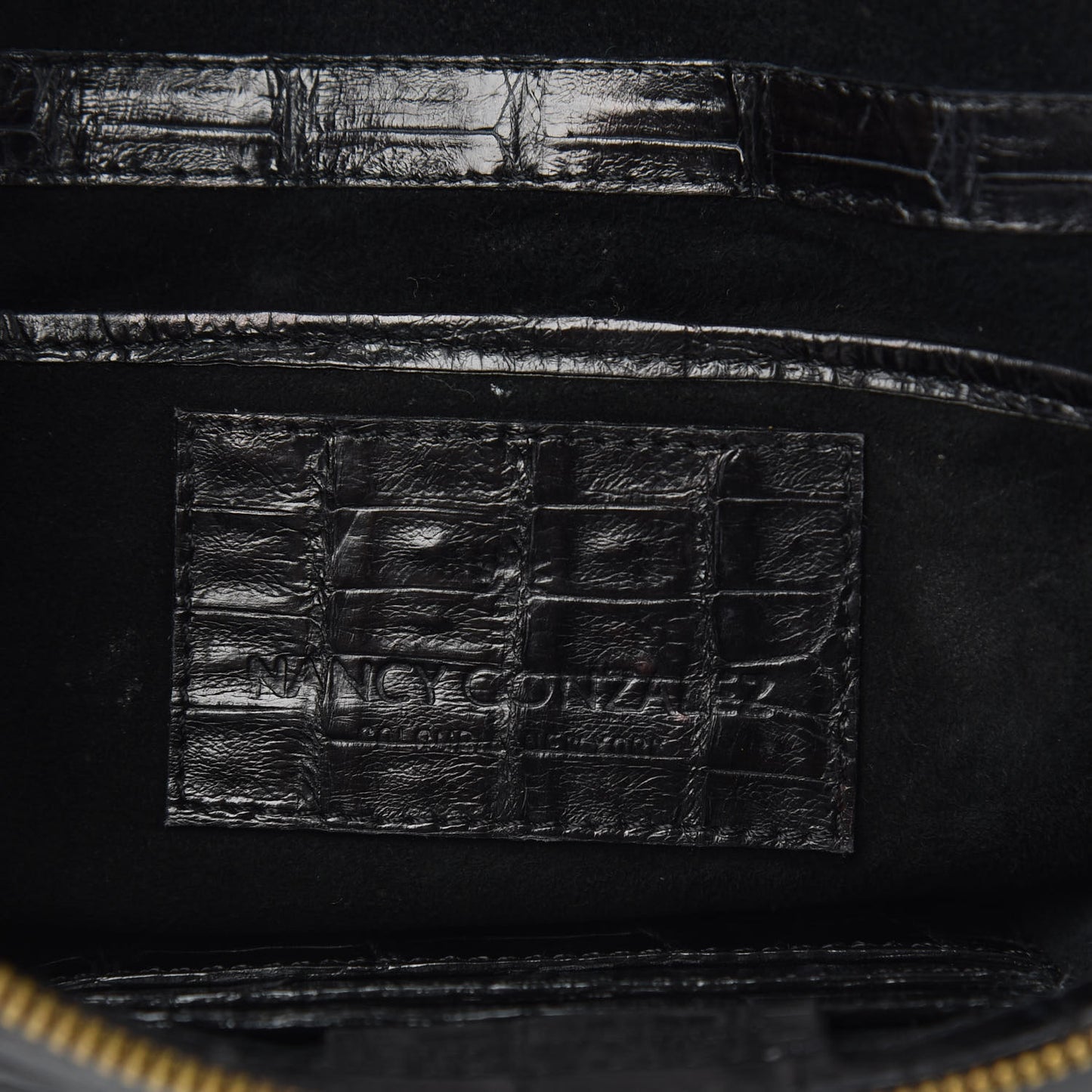 Crocodile Lola Belt Bag Black