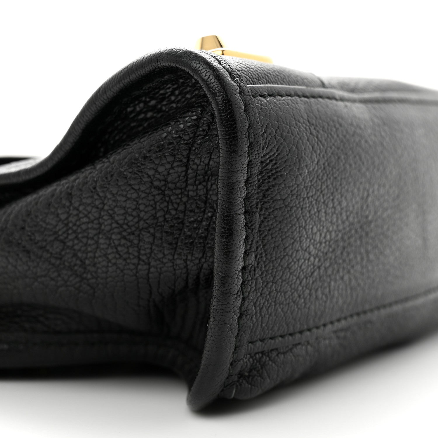 Balenciaga Chevre Gold Metallic Edge Hardware Mini City Black 9 of 10