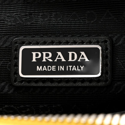 Prada Saffiano Cuir Logo Embossed Triangle Shoulder Bag Sole 11 of 19