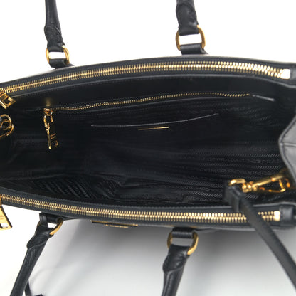 Prada Saffiano Medium Galleria Double Zip Tote Black 4 of 6