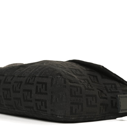 Fendi Zucchino Baguette Black 11 of 12
