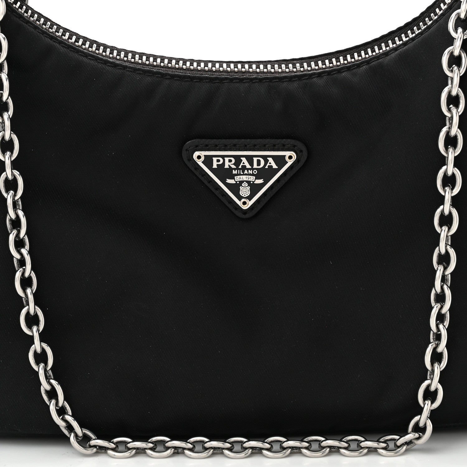 Prada Nylon Re-Edition 2005 Shoulder Bag Black 9 of 11
