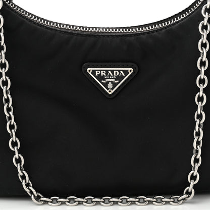 Prada Nylon Re-Edition 2005 Shoulder Bag Black 9 of 11