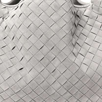 Bottega Veneta Suede Intrecciato Small Hop Sterling 7 of 9