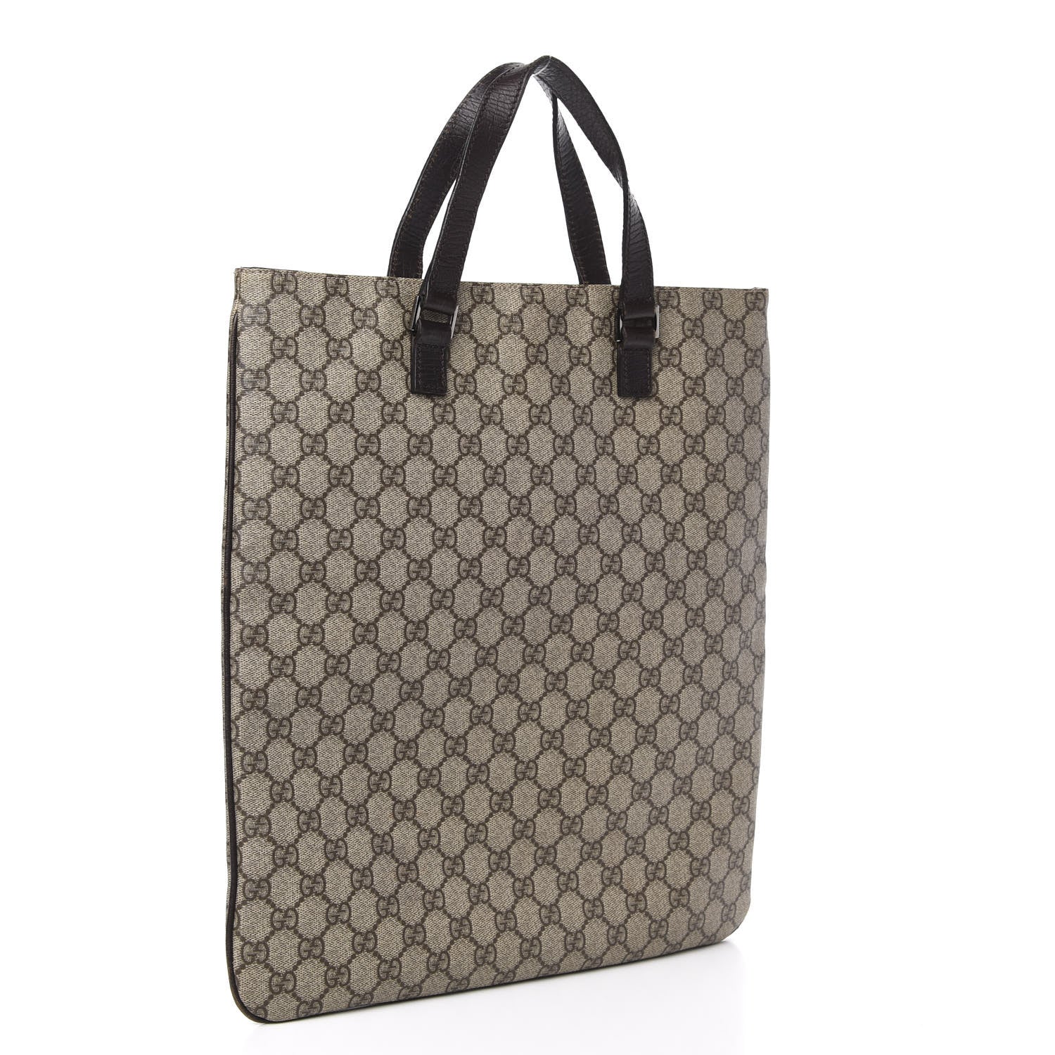 Gucci GG Plus Monogram Flat Vertical Tote Brown 3 of 10