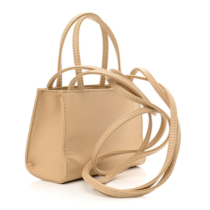 Telfar Vegan Leather Small Shopping Bag Cream 3 of 10