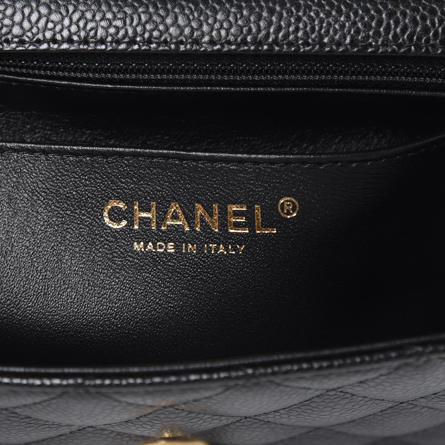 Chanel Caviar Quilted Mini Rectangular Flap Black 6 of 9