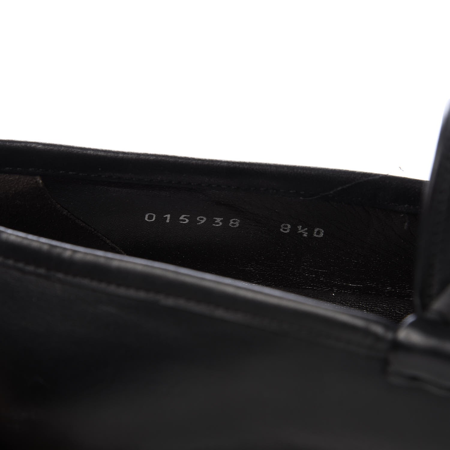 Gucci Calfskin Mens 1953 Horsebit Loafers 8.5 Black 9 of 11