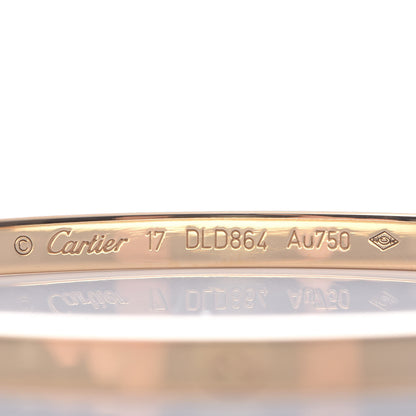 Cartier 18K Yellow Gold Small LOVE Bracelet 17 4 of 6