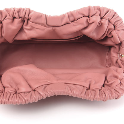 Mansur Gavriel Lambskin Cloud Clutch Blush 5 of 11