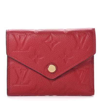 Louis Vuitton Empreinte Victorine Wallet Scarlet 1 of 7