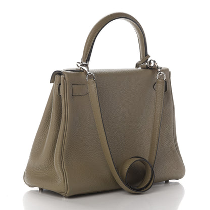 Hermes Taurillon Clemence Kelly Retourne 28 Sauge 3 of 12