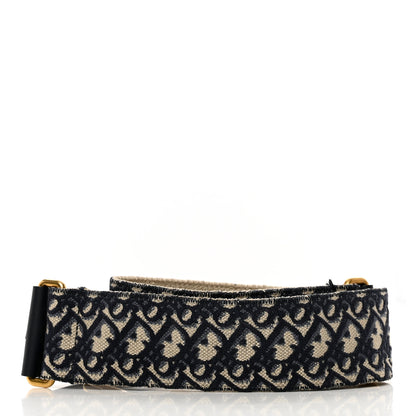 Christian Dior Oblique Adjustable Shoulder Strap Blue 2 of 4