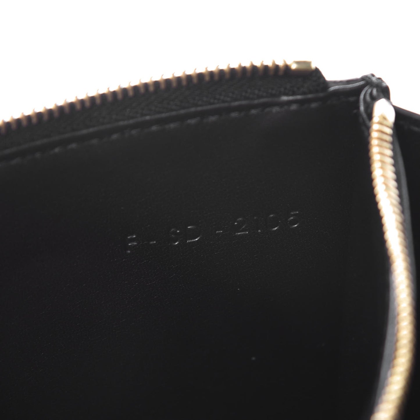 Ostrich Leg Calfskin Suede Clutch on a Chain Black