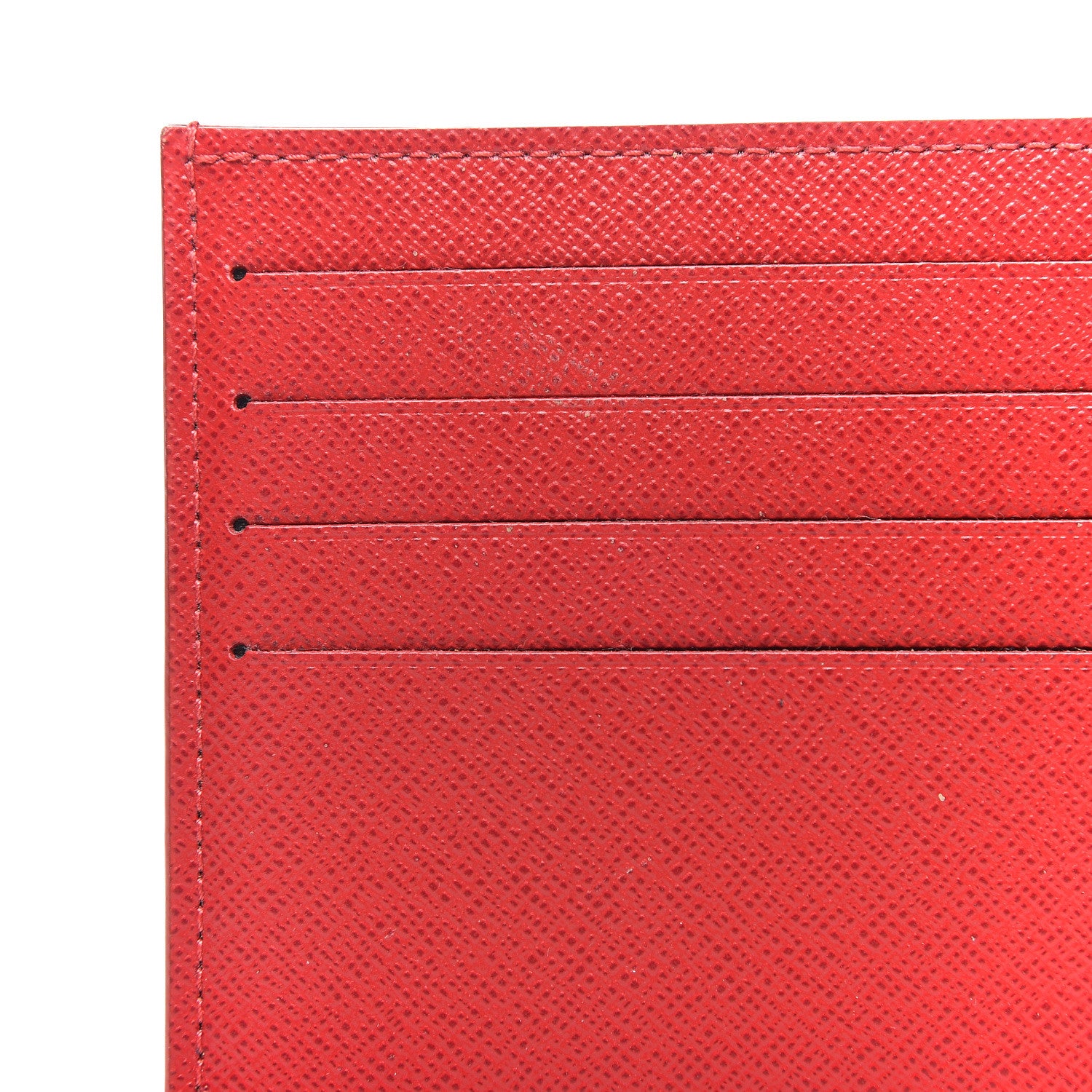 Louis Vuitton Calfskin Felicie Card Holder Insert Cherry 6 of 6