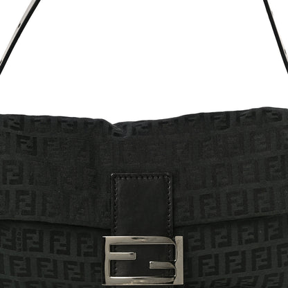 Fendi Zucchino Baguette Black 7 of 16