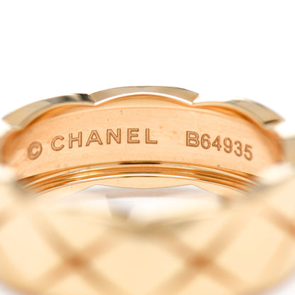Chanel 18K Yellow Gold Small Coco Crush Ring 54 7 5 of 6