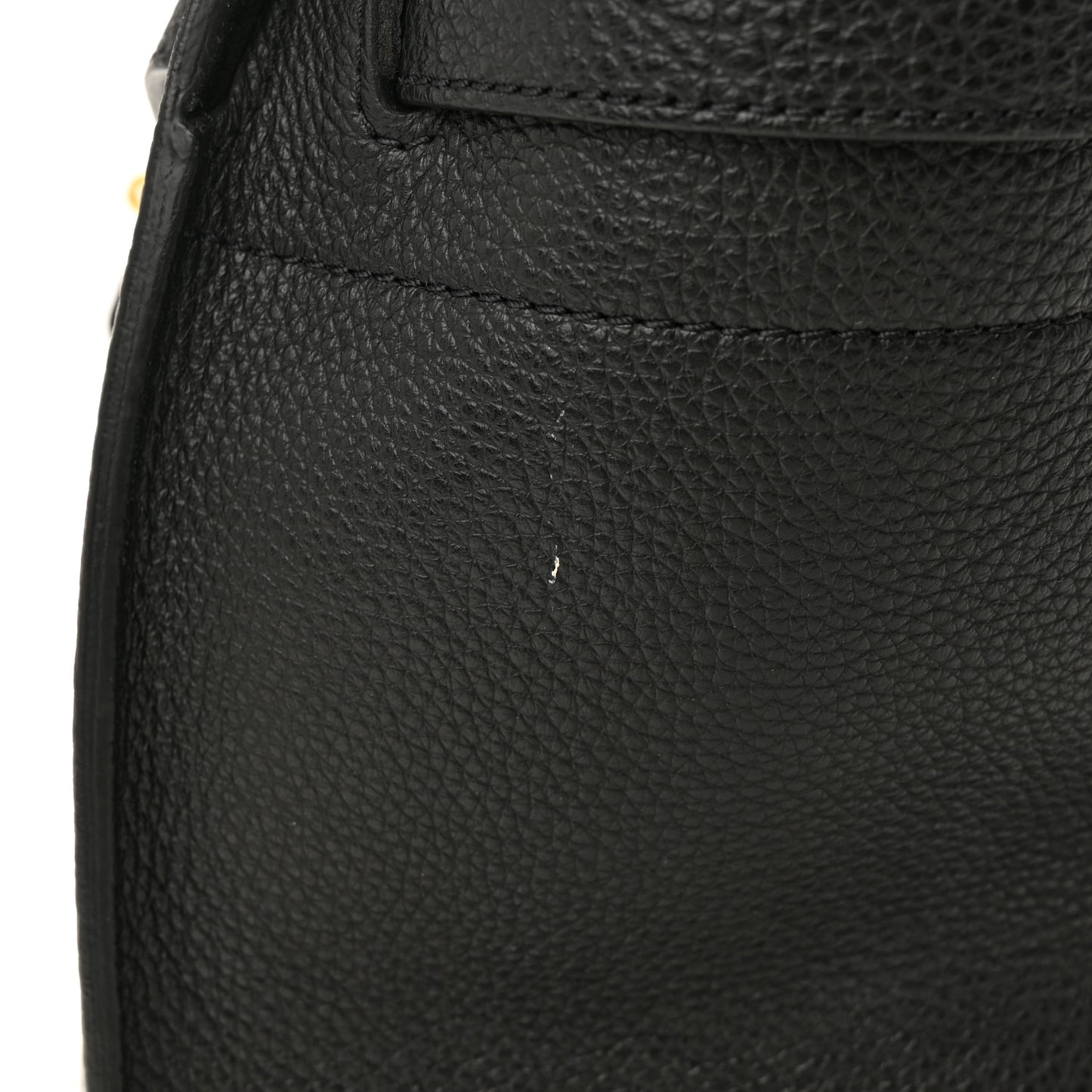 Classic Grain Small Bayswater Zip Tote Black